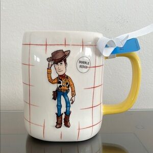 Rae Dunn Disney Woody Mug with Yellow Handle